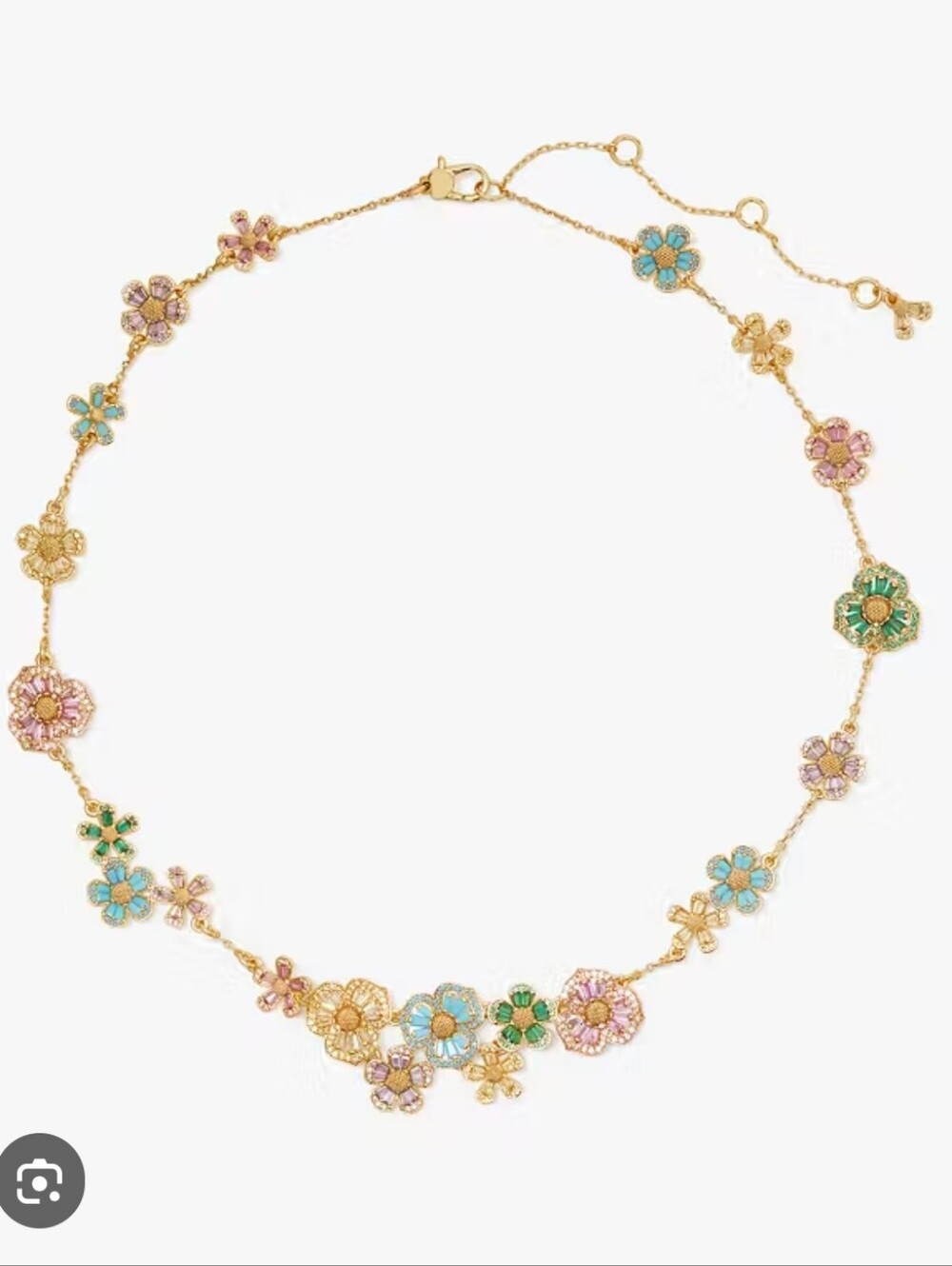 Kate Spade Fleurette Statement Necklace New - Picture 2 of 4